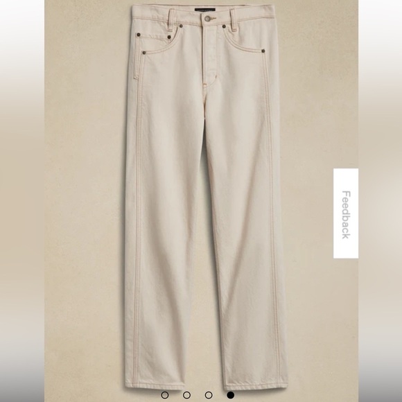 Banana Republic Pants - NWT Relaxed High Rise Straight jeans-25